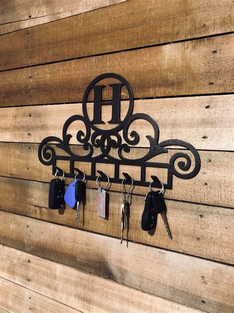 personalized key holder for wall.